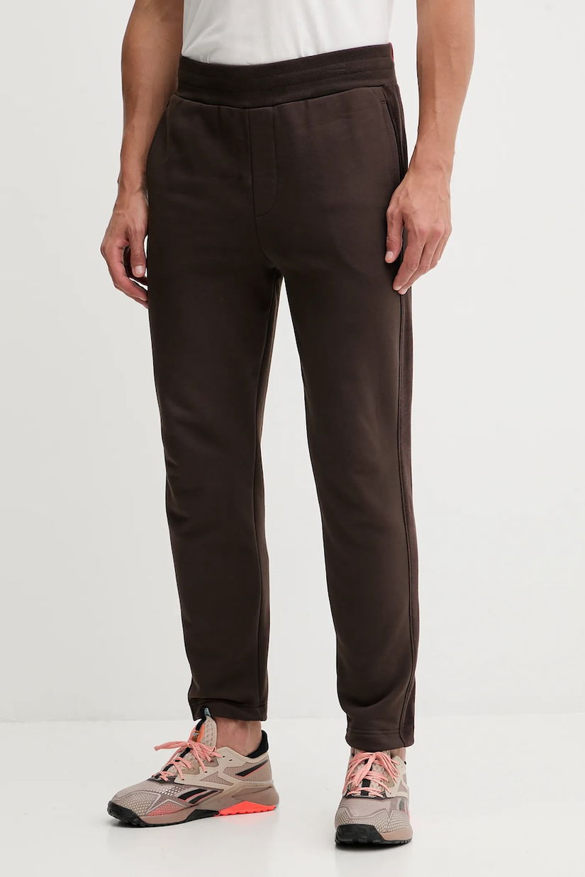 BOGNER Fire+Ice pantaloni de trening din bumbac PEDRO culoarea maro, uni, 14488517