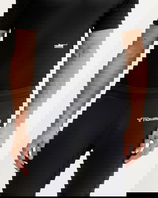 Hummel pantaloni scurți de antrenament culoarea negru, 227252