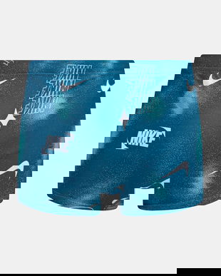 Nike costum de baie culoarea verde, NESSF023