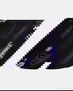 Nike costum de baie culoarea violet, NESSF023