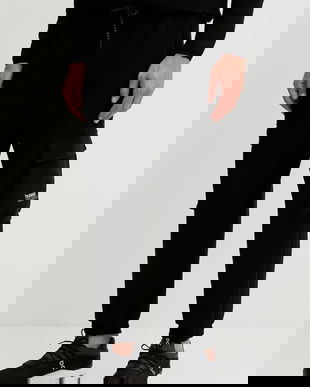 Hummel pantaloni de trening culoarea negru, uni, 228338