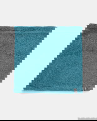 Icebreaker fular împletit Merino Blend 800 culoarea verde, uni, IB0A57A80GQ1