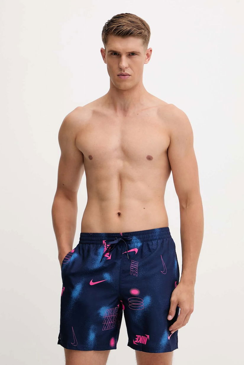 Nike pantaloni scurți de baie culoarea bleumarin, NESSF563