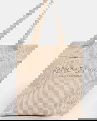 Marc O'Polo geantă de bumbac culoarea bej, 50919730202807