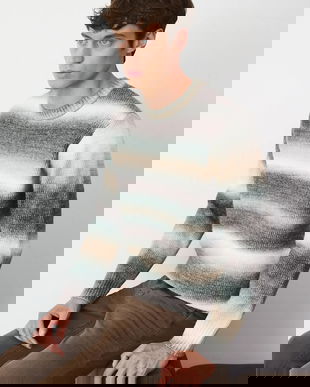 Medicine pulover culoarea verde, călduros