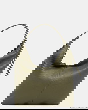 Answear.LAB poseta de piele culoarea verde