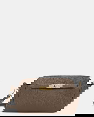 Answear.LAB poseta de piele culoarea bej