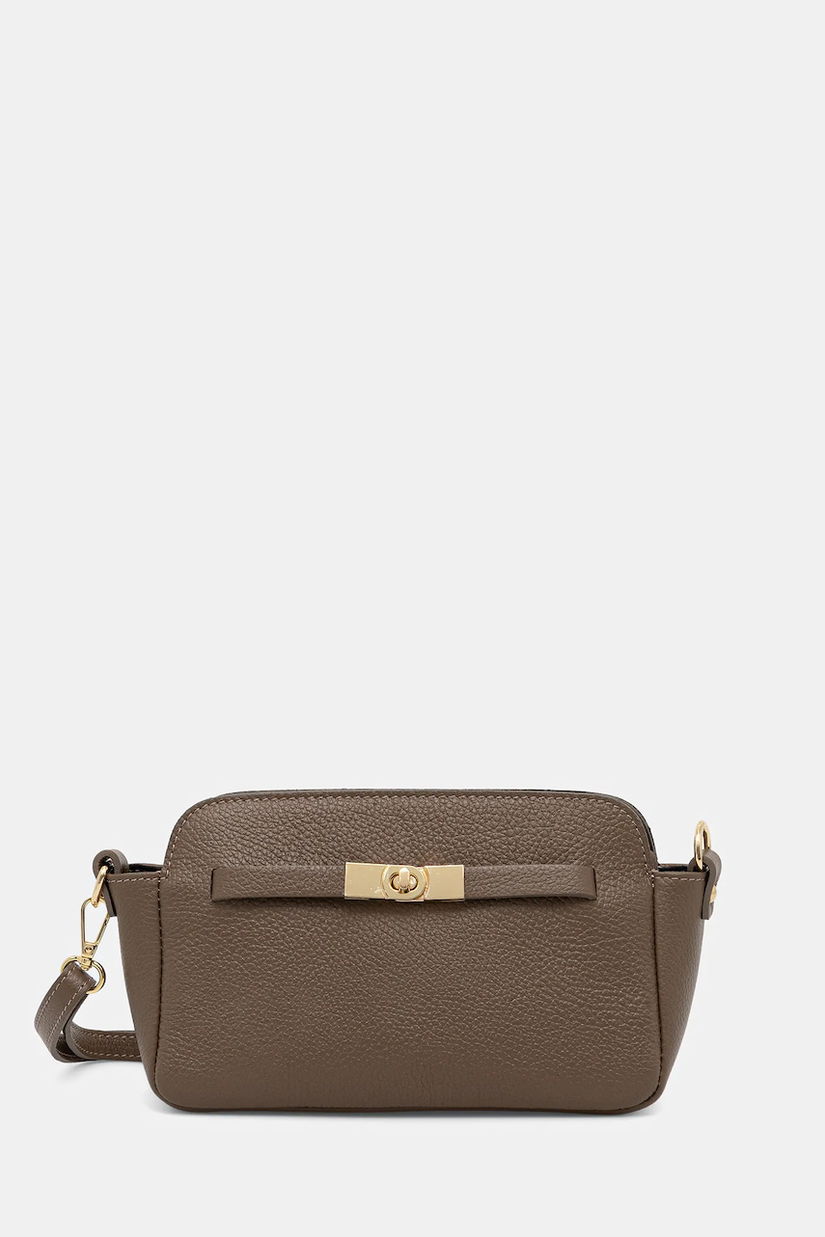 Answear.LAB poseta de piele culoarea bej