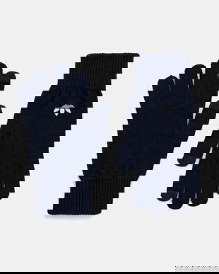 adidas Originals mănuși Adicolor culoarea bleumarin, JZ5013