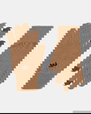 adidas Originals mănuși Adicolor culoarea maro, JW7907