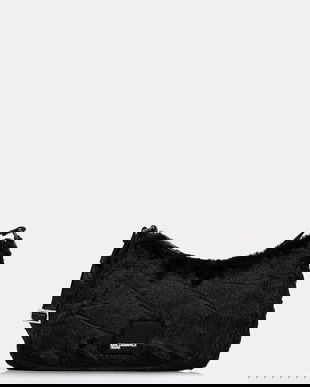 Karl Lagerfeld Jeans poșetă culoarea negru, A4W30214