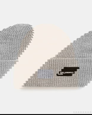 Karl Lagerfeld Jeans căciulă culoarea gri, A4W33124