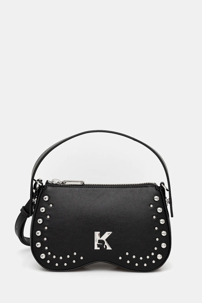 Karl Lagerfeld Jeans poșetă culoarea negru, A4W30148