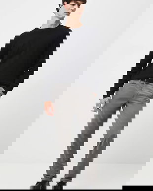 Medicine pantaloni culoarea gri