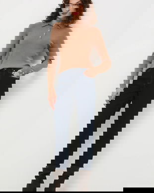 Medicine jeansi culoarea albastru marin