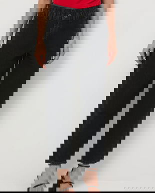 Medicine blugi din bumbac culoarea negru