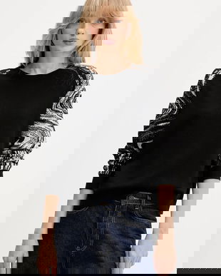 Desigual pulover KODIAK culoarea negru, light, 25WWJF28