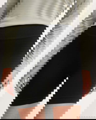 Hummel pantaloni scurți de antrenament culoarea negru, uni, high waist, 230078