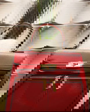 Geantă Made in Italy nouă- rosu