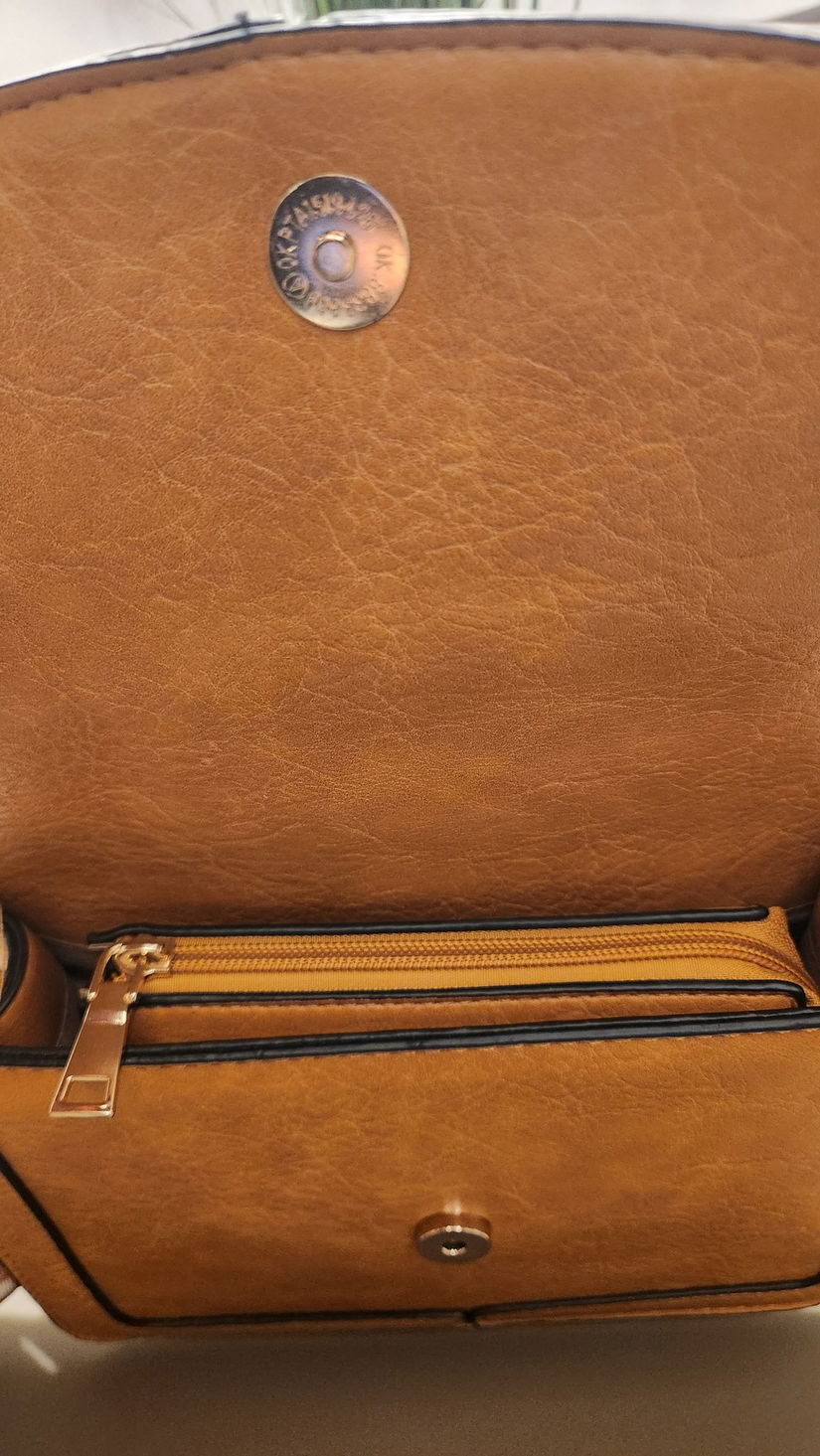 Geantă Made in Italy nouă- Muștar