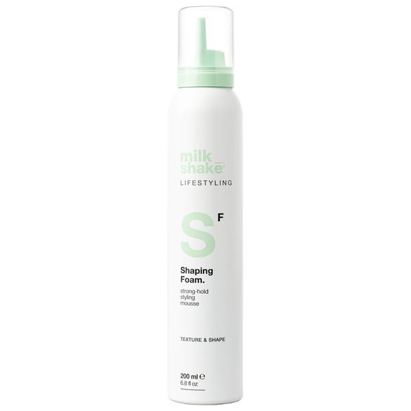 Spuma cu Fixare Puternica - Milk Shake Lifestyling Shaping Foam Strong-Hold Styling Mousse, 200 ml