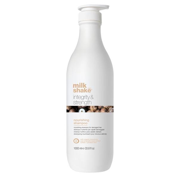 Sampon Nutritiv pentru Par Uscat si Deteriorat - Milk Shake Integrity &amp; Strength Nourishing Shampoo, 1000 ml