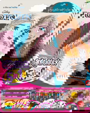 Set pentru desen. Giga block. Frozen 5 in 1