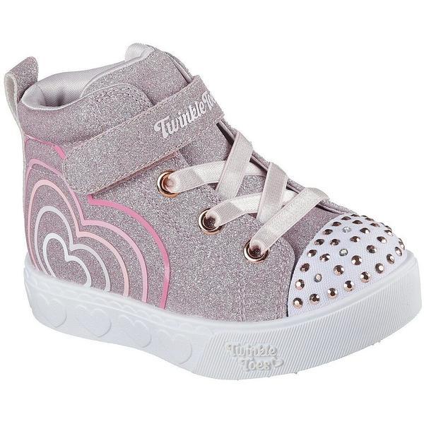 Pantofi sport copii Skechers Heart Steps - Heart Glow 314623N-RSGD, 25, Mov