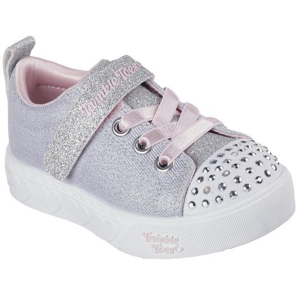 Pantofi sport copii Skechers Heart Steps - Shimmer Sweetie 314620N-GYPK, 23, Gri