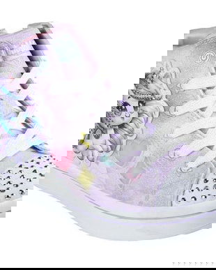 Pantofi sport copii Skechers S Lights-twi-lites 2.0-unico 314378L-LVMT, 28, Mov