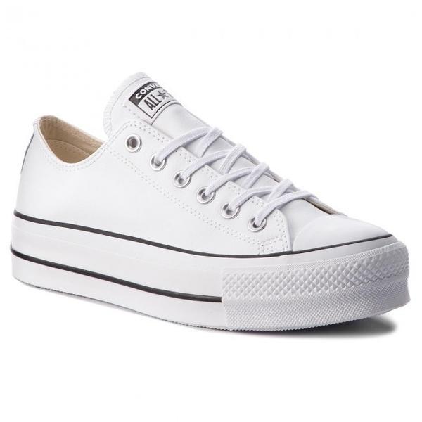Tenisi femei Converse Chuck Taylor All Star Lift 561680C, 37.5, Alb