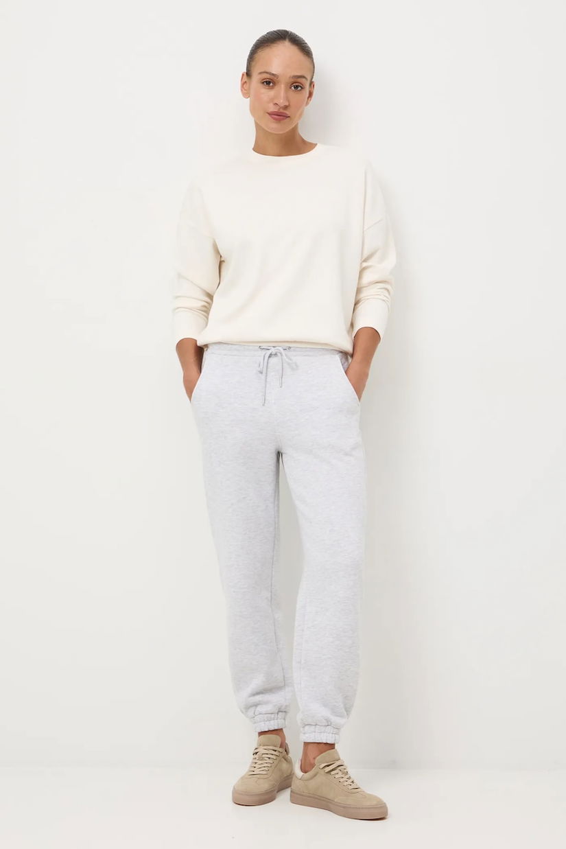 Medicine pantaloni de trening culoarea gri, melanj