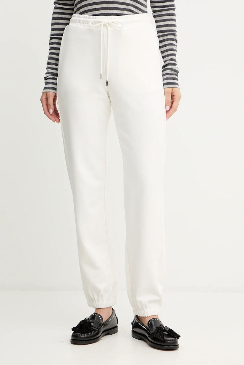MM pantaloni de trening LEVICO culoarea alb, uni, 2526786088600