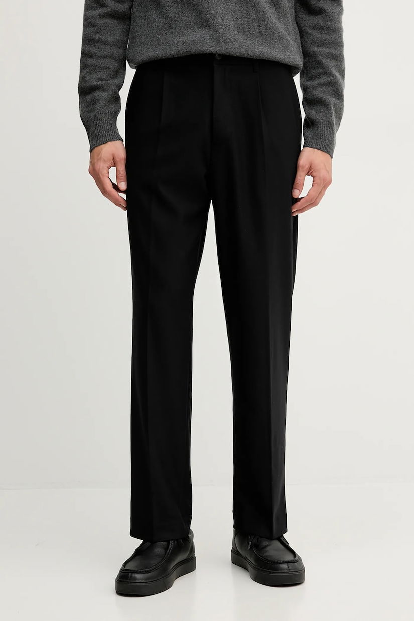 United Colors of Benetton pantaloni culoarea negru, drept, 4OACUF04L