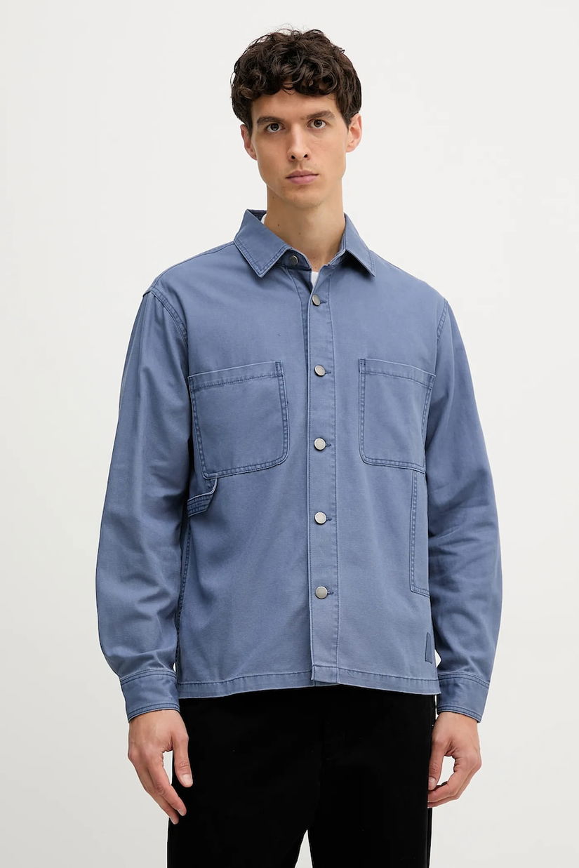 United Colors of Benetton cămașă jeans cu guler clasic, regular, 5QHDUQ060
