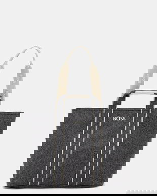 BOSS poșetă culoarea gri, 50552483