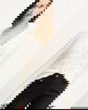 Morgan cardigan culoarea bej, MLILY