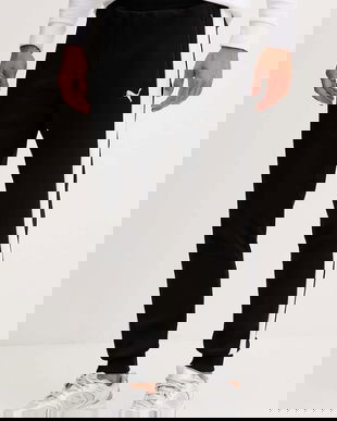 Puma pantaloni de trening culoarea negru, uni, 629588