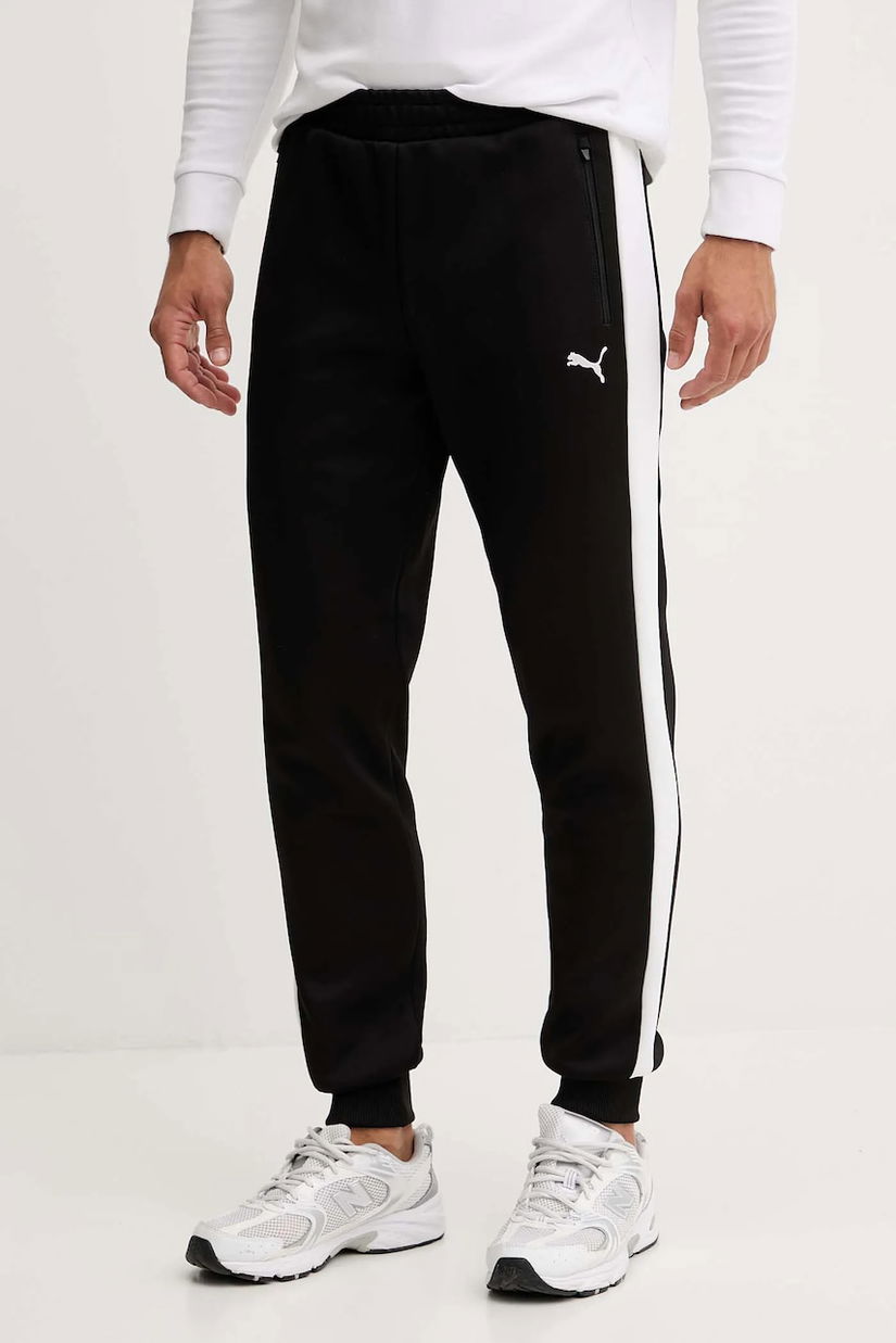Puma pantaloni de trening culoarea negru, uni, 629588