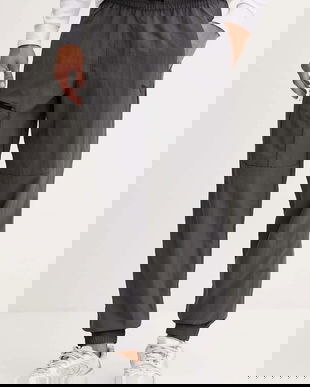 Puma pantaloni de trening culoarea gri, uni, 688046.M