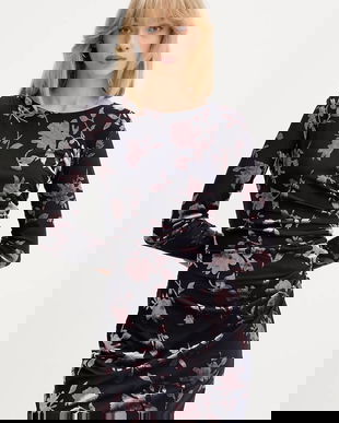 Desigual rochie MEDORA culoarea bleumarin, mini, mulată, 25WWVK27