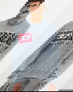 Diesel hanorac de bumbac K-FRONZI cu imprimeu, A18915.0KICC