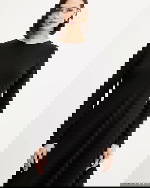 Weekend Max Mara rochie CALIFFO culoarea negru, mini, evazați, 2525626012600