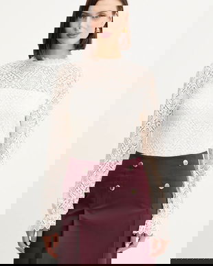 Morgan bluză TYRIA culoarea bleumarin, uni, TYRIA