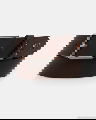 Paul Smith curea de piele culoarea maro, M1A-7946-NSTITC