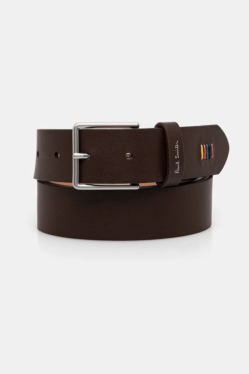 Paul Smith curea de piele culoarea maro, M1A-7946-NSTITC