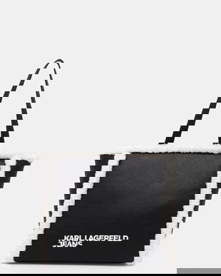 Karl Lagerfeld Jeans poșetă culoarea negru, A4W30232
