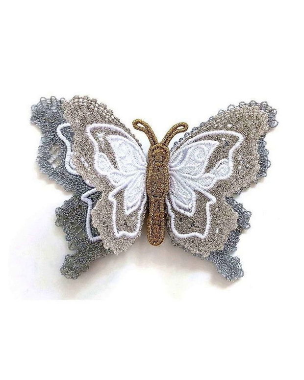 Brosa Fluture Filigran Dublu