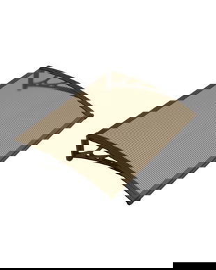 Copertina PREMIUM de usa 100x80cm, brate negre, placa 6 mm intreaga bronz