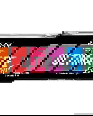 Paleta farduri de pleoape NYX PM Ultimate Edit Petite 2 Brights, 7.2 g